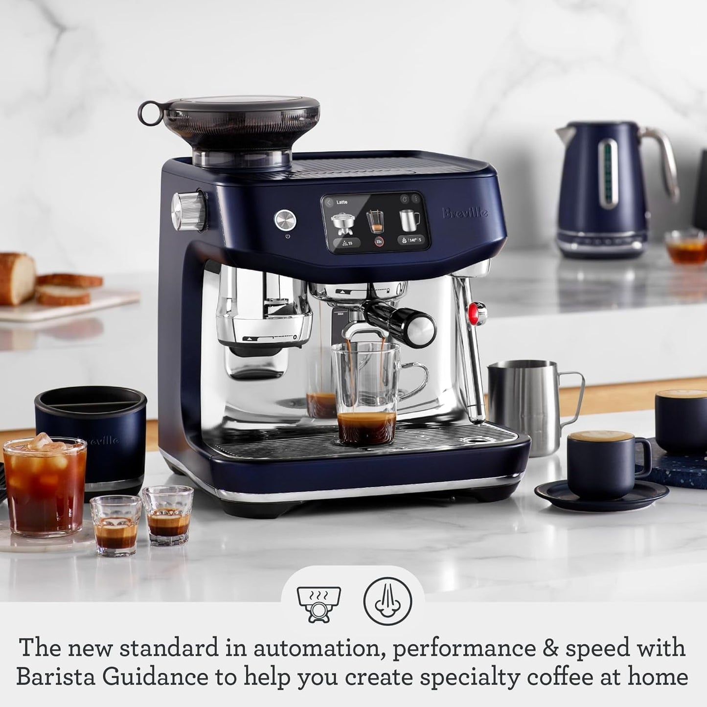 Breville - the Oracle Jet Espresso Machine - Damson Blue